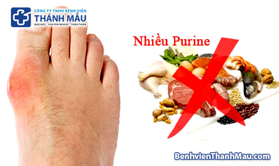 bệnh gout nên kiêng gì