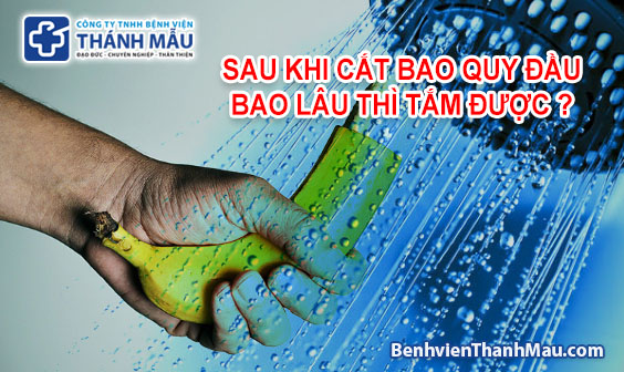 Sau khi cắt bao quy đầu bao lâu thì tắm được