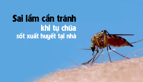 sai lam can tranh khi tu chua sot xuat huyet tai nha