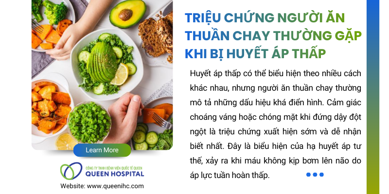Người Ăn Thuần Chay Bị Huyết Áp Thấp