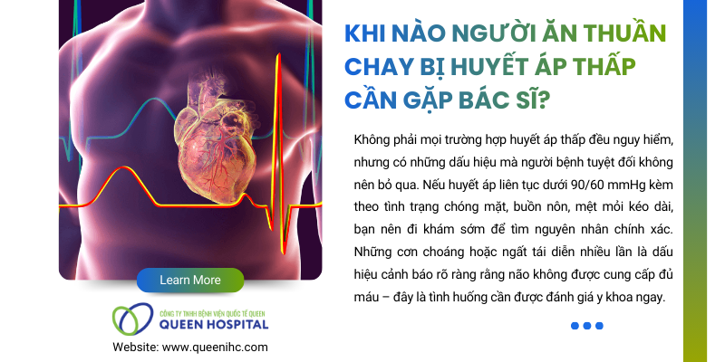Người Ăn Thuần Chay Bị Huyết Áp Thấp