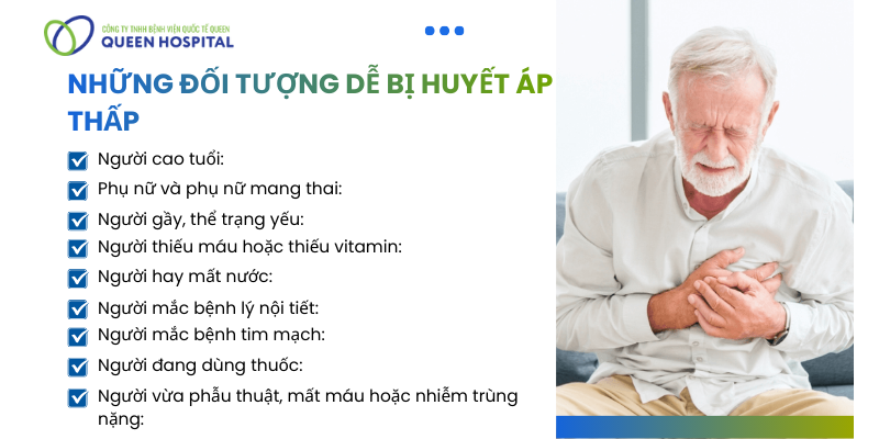 Những đối tượng dễ bị huyết áp thấp
