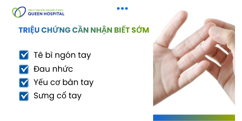 triệu chứng hội chứng ống cổ tay
