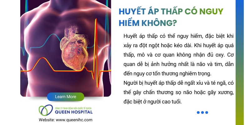 Huyết áp thấp có nguy hiểm không