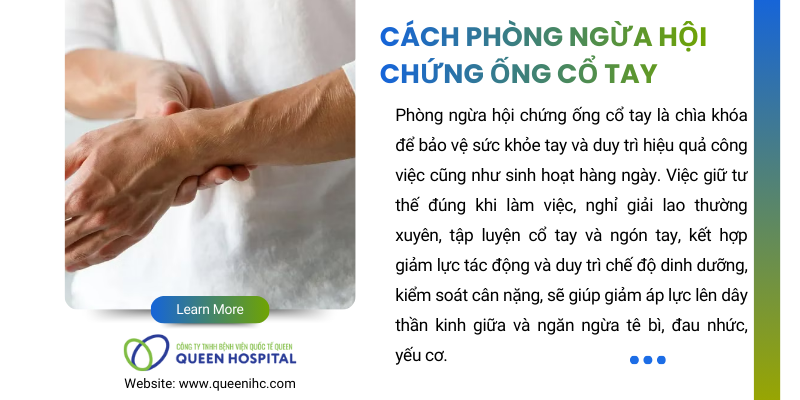 Phòng Ngừa Hội Chứng Ống Cổ Tay